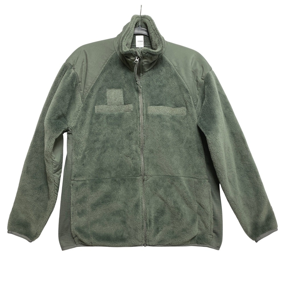 Peckham Jacket Mens Small Short Green Gen III Cold Weather Fleece Polartec USA